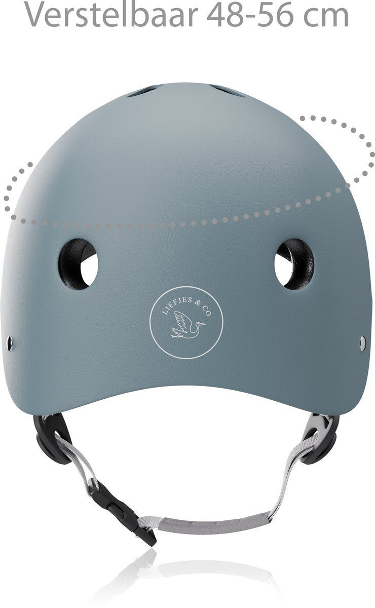 Liefjes & Co Loopfiets / Driewieler Vanaf 1 Jaar Met Helm Pastelblauw