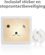 Liefjes & Co Nachtlampje Kinderen - Baby - Automatische Lichtsensor - Met Stopcontactbeschermers - 4 Stuks