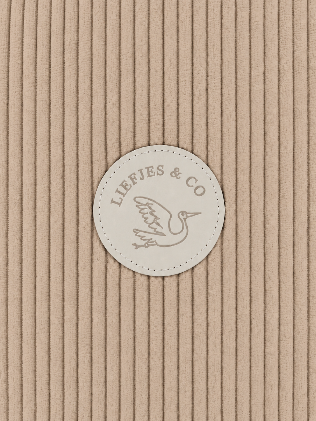Liefjes & Co Corduroy Beige Ballenbak Met 200 Ballen – Baby & Kinder Ballenbad – Zacht Foam – Speelgoed