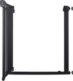Liefjes & Co Childlock Stair Gate Without Drilling - 75 to 95 cm - Safety Gates - Child Gate - Clamp Mounting - Black - With Double Lock