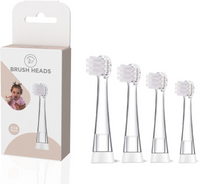 Liefjes & Co Replacement Brushes – 3-18 months – Set of 4 – Soft Brush Heads