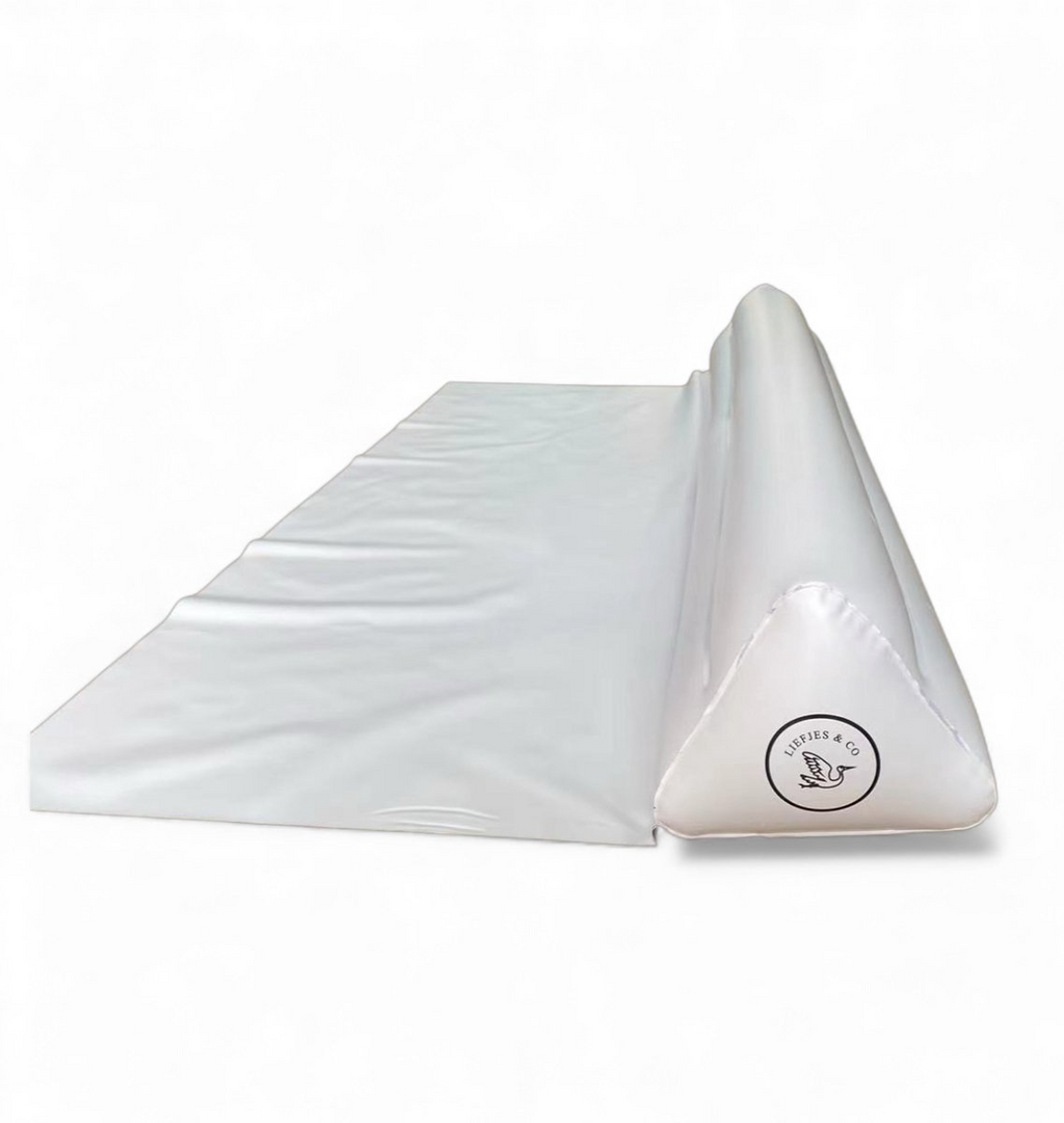 Liefjes & Co Bed Rail – Inflatable Bed Rail with Flap – 120 cm – for Baby, Toddler & Child –