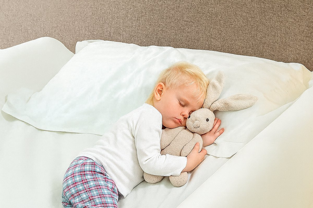 Liefjes & Co Bed Rail – Inflatable Bed Rail with Flap – 120 cm – for Baby, Toddler & Child –