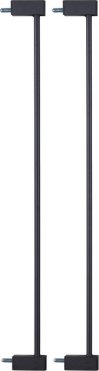 Liefjes & Co Childlock Stair Gate Without Drilling - 75 to 95 cm - Safety Gates - Child Gate - Clamp Mounting - Black - With Double Lock