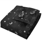 Liefjes & Co Portable Blackout Star Curtain – Blackout Curtain with Suction Cups – Suitable for Windows up to 130x200 cm
