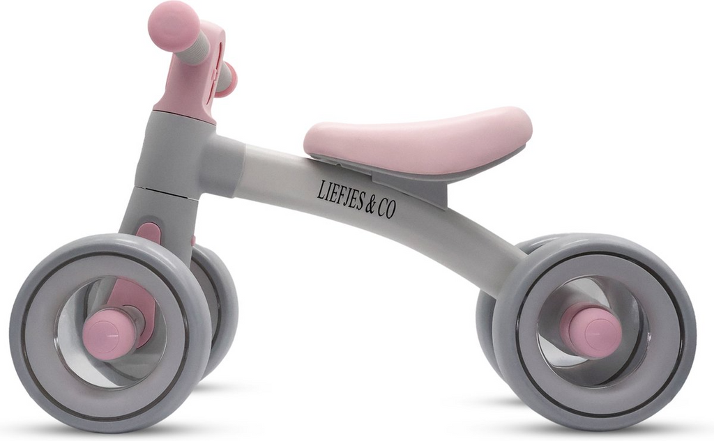 Liefjes & Co Balance Bike / Tricycle from 1 Year Baby Pink