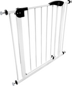 Liefjes & Co Stair Gate Without Drilling - 83 to 90cm - Safety Gates - Child Gate - Clamp Mounting - White