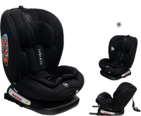 Liefjes & Co Growsafe Car Seat – i-Size 4-in-1 – 360° Rotatable – ISOFIX & Top Tether – Group 0/1/2/3 (40–150 cm)