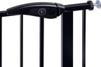 Liefjes & Co Stair Gate Without Drilling - 75 to 82 cm - Safety Gates - Child Gate - Clamp Mounting - Black