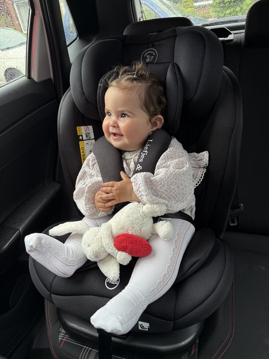 Liefjes & Co Growsafe Car Seat – i-Size 4-in-1 – 360° Rotatable – ISOFIX & Top Tether – Group 0/1/2/3 (40–150 cm)