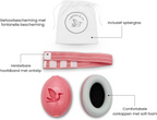 Liefjes & Co Baby - Adjustable Hearing Protection for Babies - Toddlers - Children - 23 dB - Pink