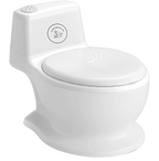 Liefjes & Co Plaspotje - Wc-trainer - Kinder toilet met doorspoel geluid Wit
