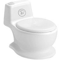 Liefjes & Co Plaspotje - Wc-trainer - Kinder toilet met doorspoel geluid Wit