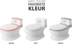Liefjes & Co Plaspotje - Wc-trainer - Kinder toilet met doorspoel geluid Wit