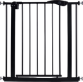 Liefjes & Co Stair Gate Without Drilling - 75 to 82 cm - Safety Gates - Child Gate - Clamp Mounting - Black